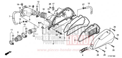 AIR CLEANER SH150SB de 2011